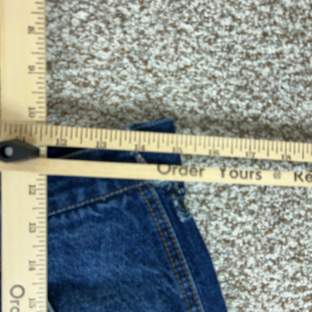 Vintage Southpole Shorts Mens 30 Blue Denim Jorts Embroidered Baggy Y2K Hip Hop - Picture 6 of 12